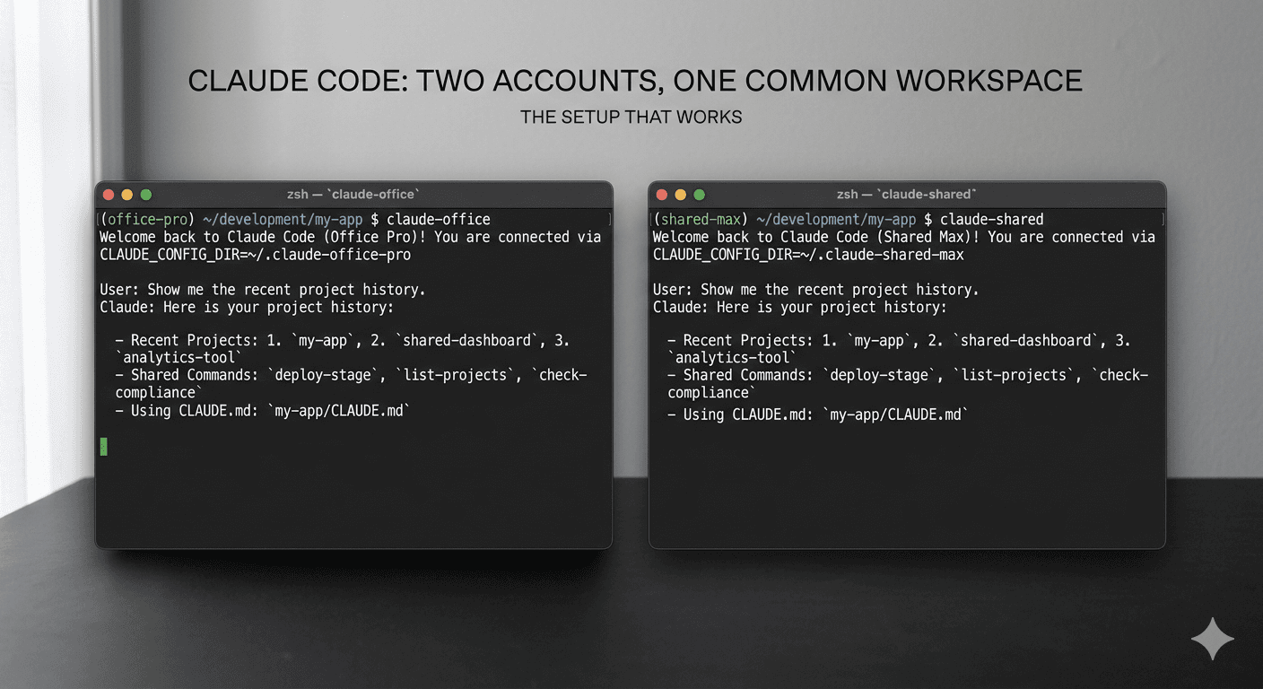 Why Using Multiple Claude Code Accounts Is Broken — And the Setup That Finally Fixed It